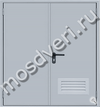 Противопожарная дверь с вентиляционной противопожарной решёткой СР-18 - купить от производителя Мосдвери Противопожарная дверь с вентиляционной противопожарной решёткой СР-18