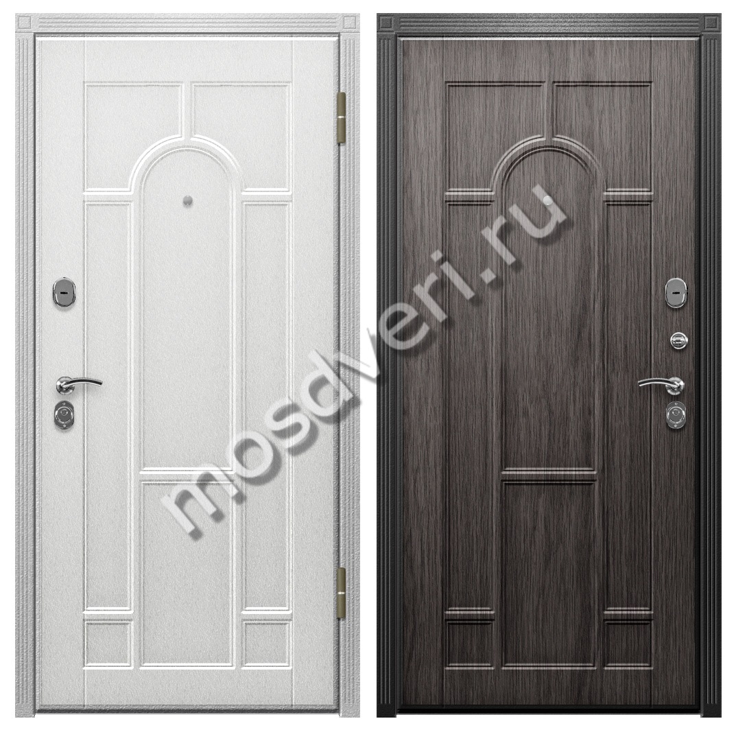 Одностворчатая дверь красивая белая с терморазрывом TD-77 - купить от производителя Мосдвери Одностворчатая дверь красивая белая с терморазрывом TD-77